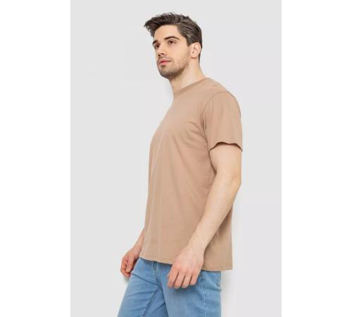Футболка мужская базовая, цвет бежевый, 244R20603.