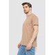 Футболка мужская базовая, цвет бежевый, 244R20603.