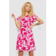 Сукня з принтом, колір біло-рожевий, 214R0225-2