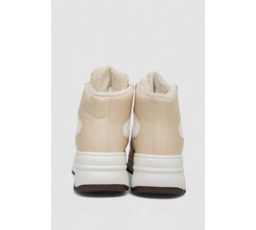 Кросівки жіночі зимові на хутрі, колір бежево-коричневий, 248RAM015