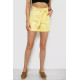 Джинсовые шорты женские, цвет желтый, 182R1468