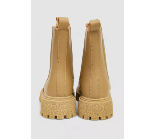 Черевики жіночі зимові на хутрі челсі, колір бежевий, 248RTM15