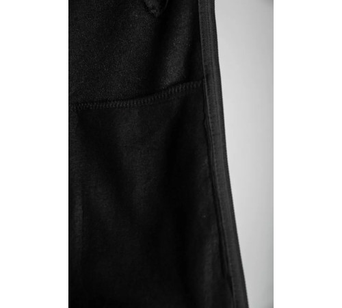 Кофта мужская на флисе с капюшоном, цвет черный, 244R2476