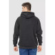 Кофта мужская на флисе с капюшоном, цвет черный, 244R2476