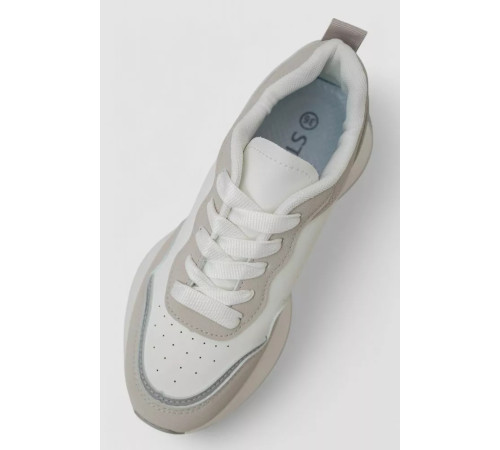 Кроссовки женские, цвет бело-серый, 248RXM60