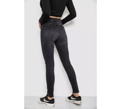 Джинси жіночі, колір темно-сірий, 244R5760