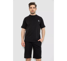 Костюм чоловічий повсякденний, колір чорний, 238R1570-1