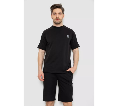 Костюм чоловічий повсякденний, колір чорний, 238R1570-1