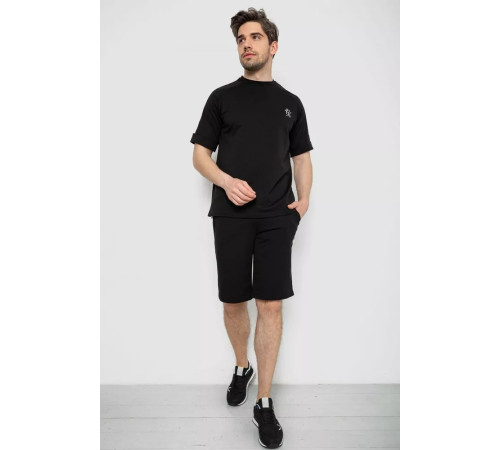 Костюм чоловічий повсякденний, колір чорний, 238R1570-1