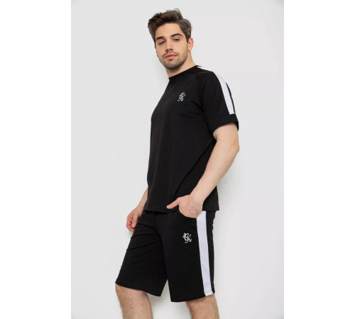 Костюм чоловічий повсякденний, колір чорний, 238R1570-1