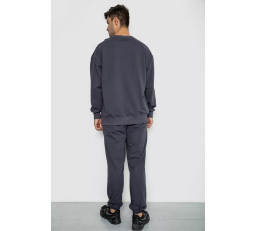 Спортивный мужской демисезонный костюм, цвет серый, 241R176