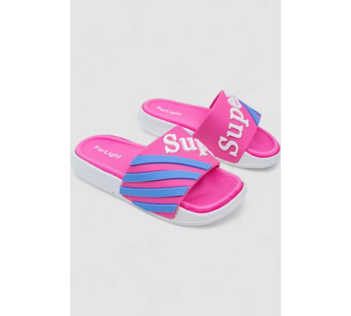 Шльопанці дитячі унісекс, колір рожевий, 243R9003D-65