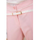 Класичні жіночі штани, рожевого кольору, з поясом, 182R245