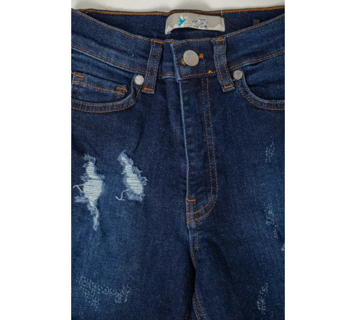 Шорты подростковые джинсовые для девочки, цвет синий, 247R923