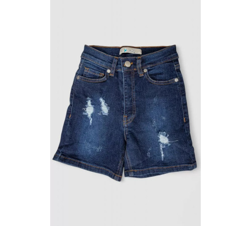 Шорты подростковые джинсовые для девочки, цвет синий, 247R923