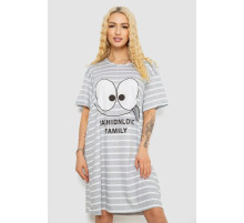 Ночная рубашка, цвет серо-белый, 238R335