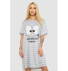 Ночная рубашка, цвет серо-белый, 238R335