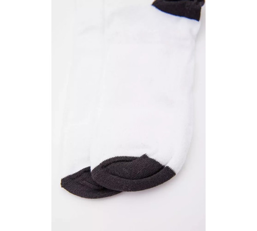 Жіночі білі шкарпетки, з принтом, 167R520-5