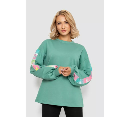 Свитшот женский, цвет оливковый, 102R445