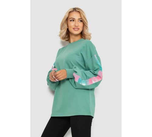 Свитшот женский, цвет оливковый, 102R445