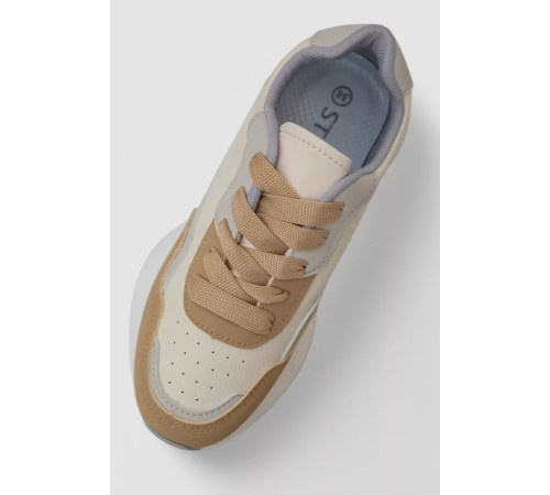 Кроссовки женские, цвет бежево-коричневый, 248RXM40-95