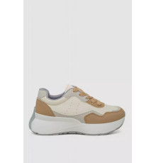 Кросівки жіночі, колір бежево-коричневий, 248RXM40-95