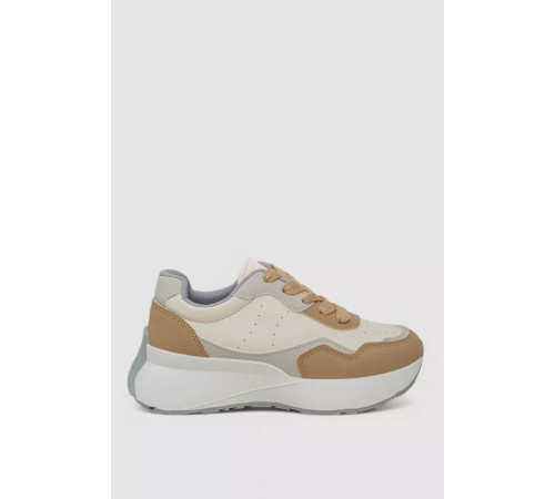 Кроссовки женские, цвет бежево-коричневый, 248RXM40-95