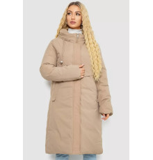 Пуховик жіночий зимовий, колір бежевий, 243R8811