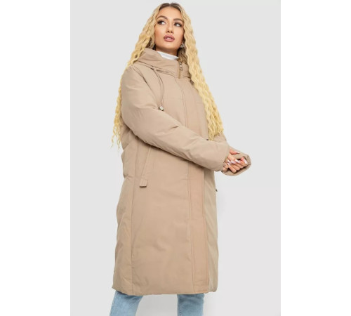 Пуховик женский зимний, цвет бежевый, 243R8811