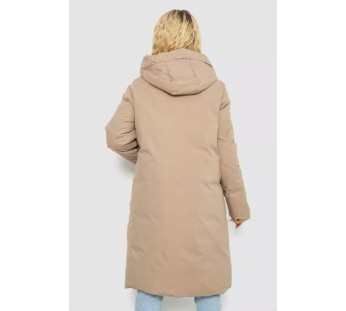 Пуховик женский зимний, цвет бежевый, 243R8811