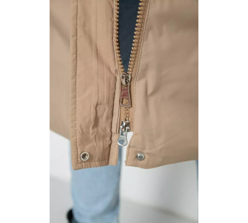 Пуховик женский зимний, цвет бежевый, 243R8811