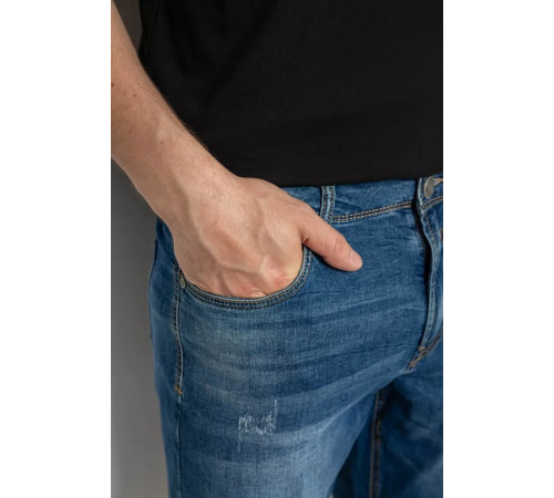 Джинсові шорти чоловічі, колір синій, 244R5A-049