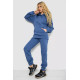Женский спортивный костюм на флисе, цвет джинс, 102R7711