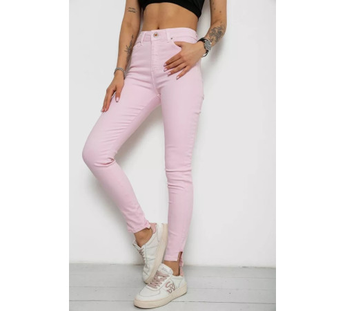 Джинсы женские, цвет розовый, 182R1005S19