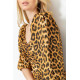 Сукня з леопардовим принтом, колір коричнево-чорний, 172R989