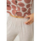 Піжама жіноча, колір бежевий, 243R19018