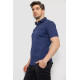 Сорочка чоловіча з принтом, колір темно-синій, 214R7143