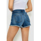 Шорти жіночі джинсові, колір синій, 244R261