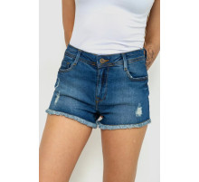 Шорти жіночі джинсові, колір синій, 244R261