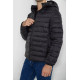 Демісезонна чоловіча куртка на синтепоні, колір чорний, 247R5070
