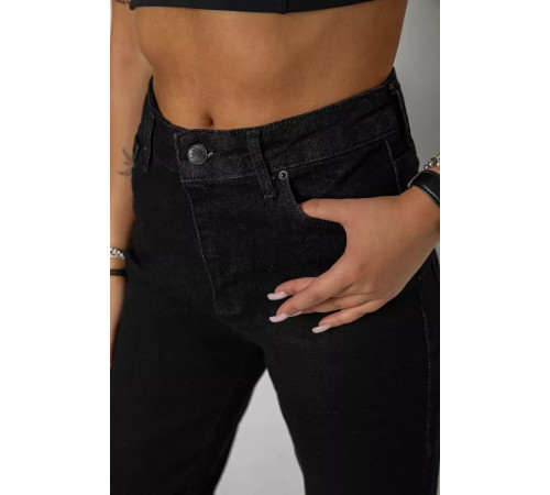 Джинсы женские, цвет черный, 244R920-6