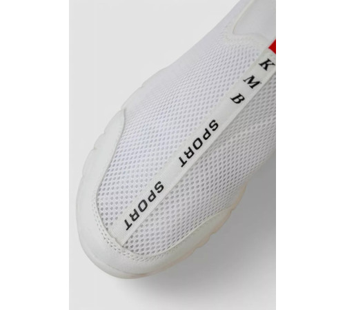 Слипоны мужские, цвет белый, 244RA317