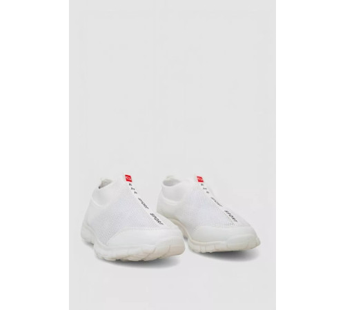 Слипоны мужские, цвет белый, 244RA317