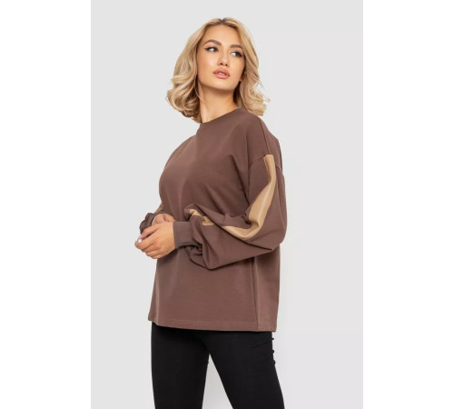 Світшот жіночий, колір коричневий, 102R445-2