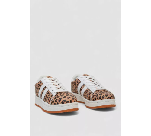 Кросівки жіночі демісезонні, колір бежево-білий, 243R2025-2