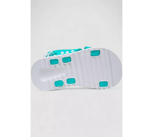 Босоніжки дитячі для дівчаток у горох, колір м'ятний, 243R8434-13