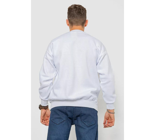 Батник чоловічий на флісі, колір білий, 247R016