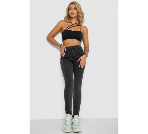 Джинси жіночі демісезонні, колір сірий, 244R2021-18