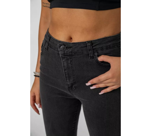 Джинси жіночі демісезонні, колір сірий, 244R2021-18