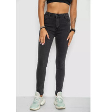 Джинси жіночі демісезонні, колір сірий, 244R2021-18